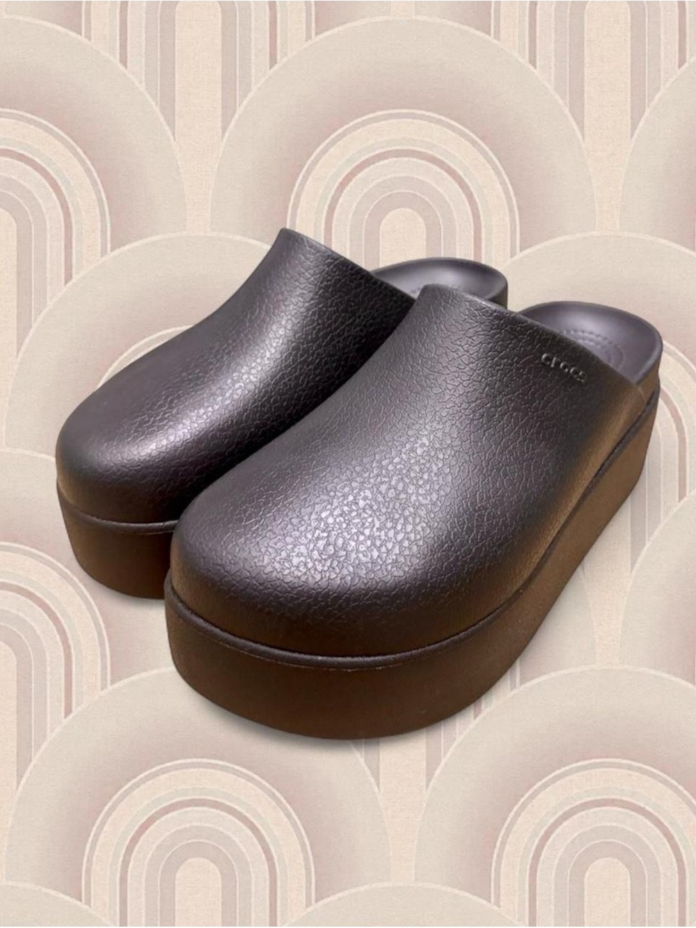 Crocs Platform Slip-On Clogs in Black - Women Shoes